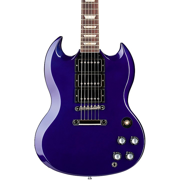 Platinum Gibson Custom SG Standard Fat Neck 3-Pickup Electric