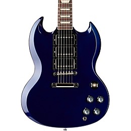 Gibson Custom SG Standard Fat Neck 3-Pickup Electric Guitar Candy Blue