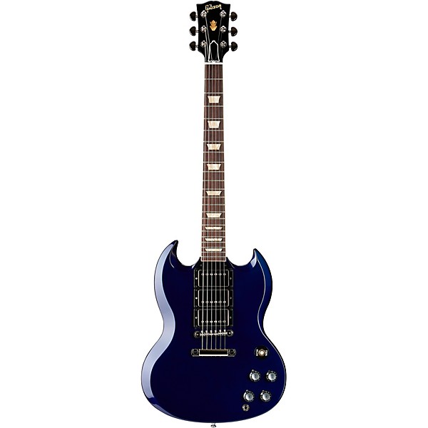 Gibson Custom SG Standard Fat Neck 3-Pickup Electric Guitar Candy Blue