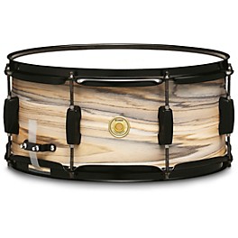 TAMA Woodworks Poplar Snare Drum 14 x 6.5 in. Natural... TAMA Woodworks Poplar Snare Drum 14 x 6.5 in. Natural Zebrawood Wrap