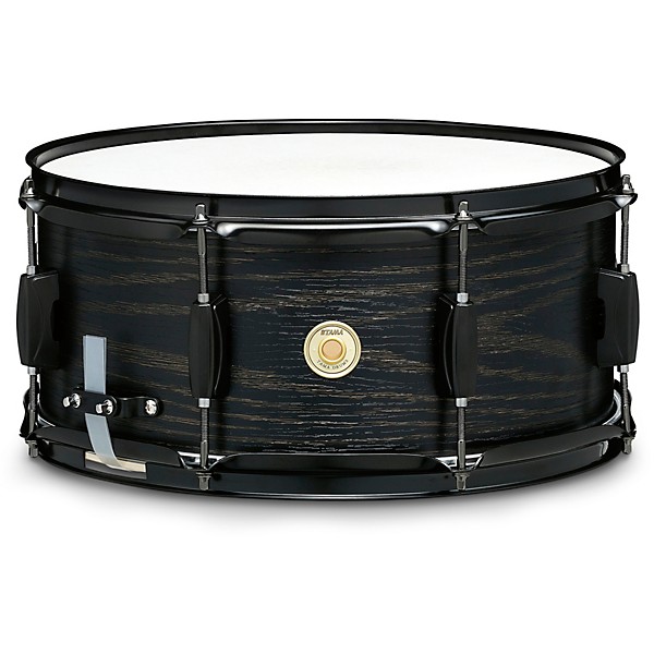 TAMA Woodworks Poplar Snare Drum 14 x 6.5 in. Black Oak Wrap