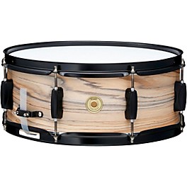 TAMA Woodworks Poplar Snare Drum 14 x 6.5 in. Natural... TAMA Woodworks Poplar Snare Drum 14 x 5.5 in. Natural Zebrawood Wrap