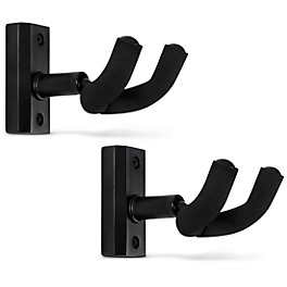 Proline Solid Wood Guitar Hanger - Black, 2-Pack