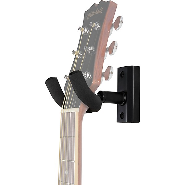 Proline Solid Wood Guitar Hanger - Black, 2-Pack