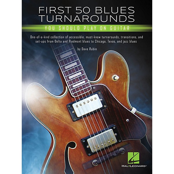 Hal Leonard First 50 Blues Turnarounds You Should Play on Guitar