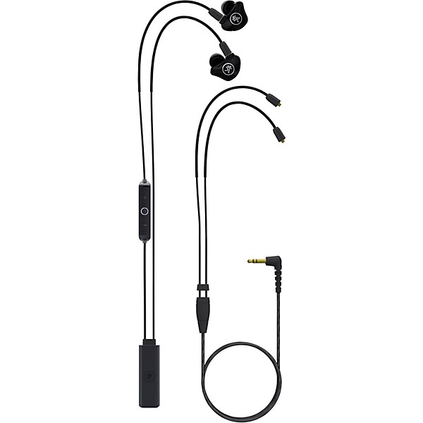 Mackie MP-220 BTA Dual Dynamic Driver In-Ear Monitors with Bluetooth Adapter