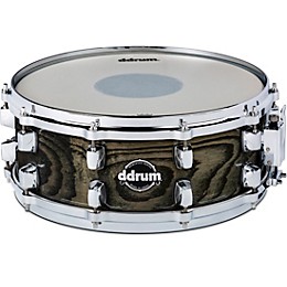 ddrum Dominion Birch Snare Drum With Ash Veneer 14 x 5.5 in. Transparent Black