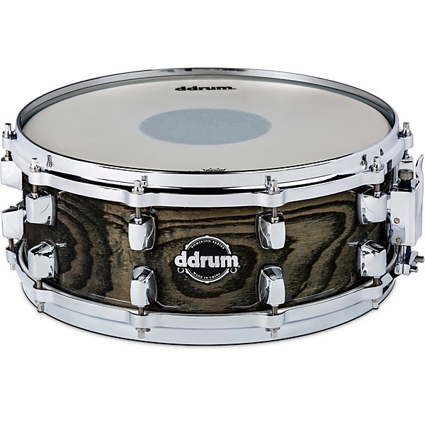 ddrum Dominion Birch Snare Drum With Ash Veneer 14 x 5.5 in. Transparent Black