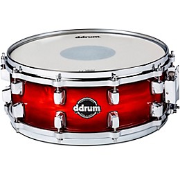 ddrum Dominion Birch Snare Drum With Ash Veneer 14 x 5.5 in. Red Burst