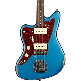 Fender Custom Shop 62 Jazzmaster Left-Handed Relic Rosewood Fingerboard Electric Guitar Lake Placid Blue