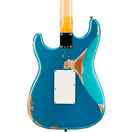 Fender Custom Shop 60 Stratocaster HSS Floyd Rose Heavy Relic Rosewood Fingerboard Electric Guitar Lake Placid Blue