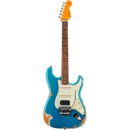 Fender Custom Shop 60 Stratocaster HSS Floyd Rose Heavy Relic Rosewood Fingerboard Electric Guitar Lake Placid Blue