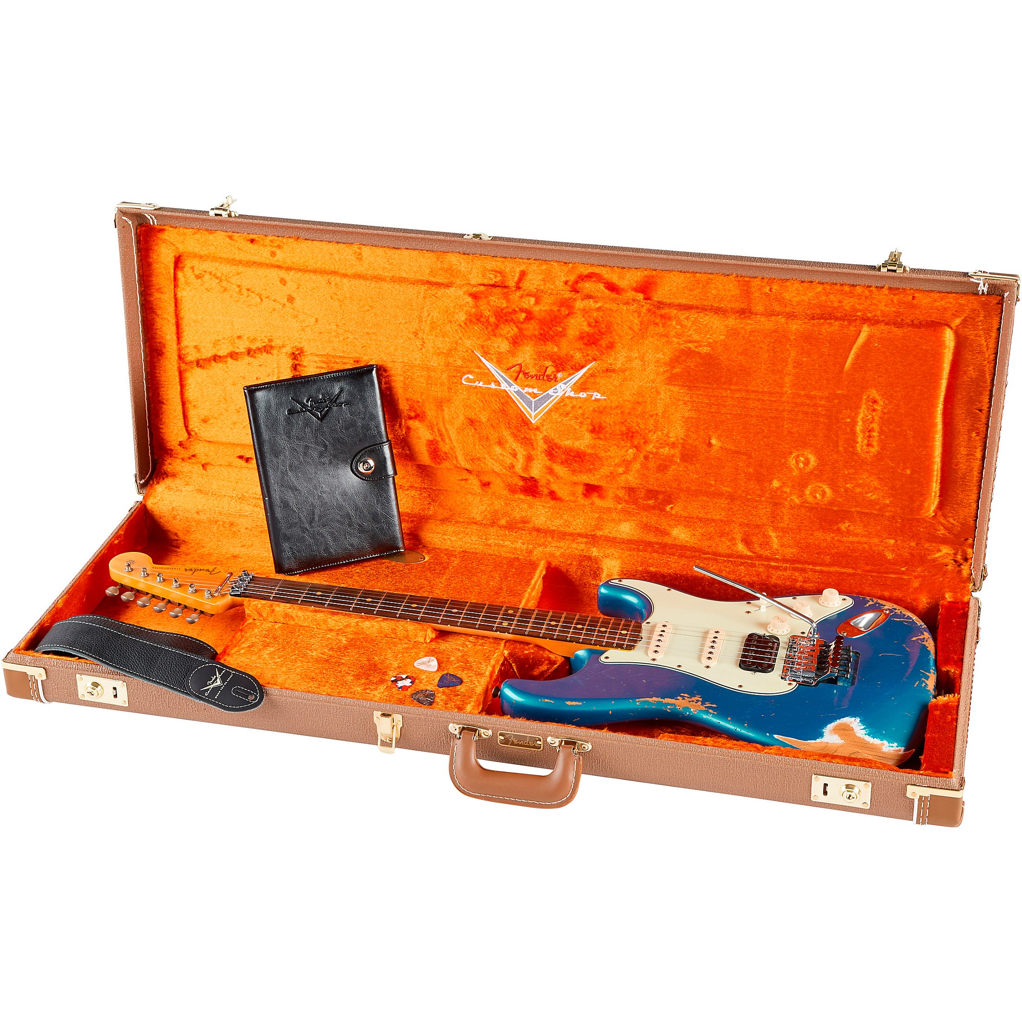 Platinum Fender Custom Shop 60 Stratocaster HSS Floyd Rose