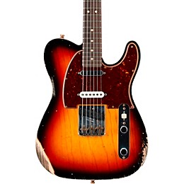 Fender Custom Shop Nashville Telecaster Custom Relic Rosewood Fingerboard Electric Guitar 3-Color Sunburst