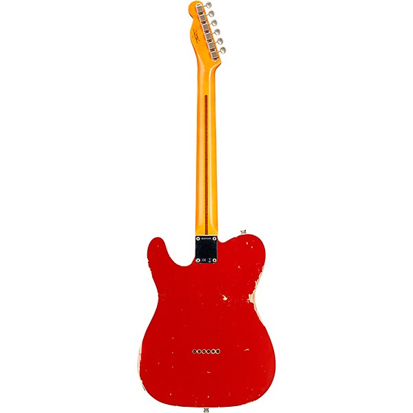 Fender Custom Shop Nashville Telecaster Custom Relic Rosewood Fingerboard Electric Guitar Dakota Red