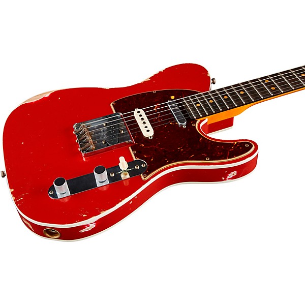 Fender Custom Shop Nashville Telecaster Custom Relic Rosewood Fingerboard Electric Guitar Dakota Red