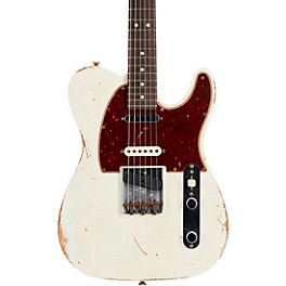 Fender Custom... Fender Custom Shop Nashville Telecaster Custom Relic Rosewood Fingerboard Electric Guitar Aged Olympic White