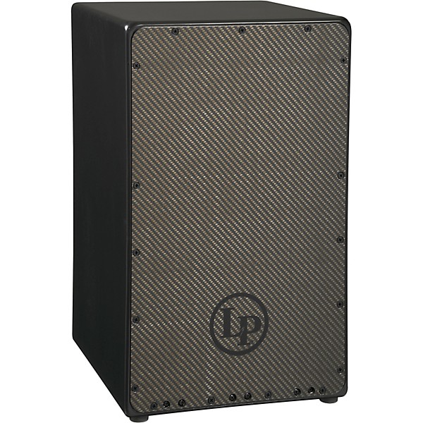 LP Woodshop Carbon Fiber Soundboard String Cajon Black | Guitar Center