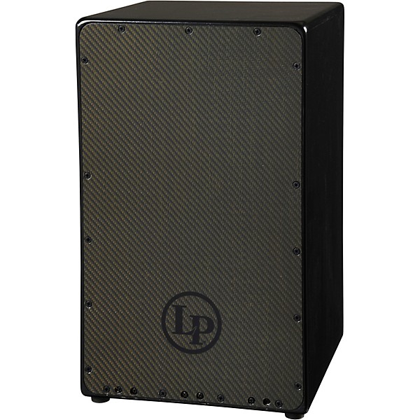 LP Woodshop Carbon Fiber Soundboard String Cajon Black