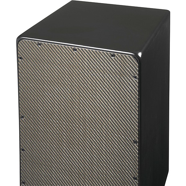 LP Woodshop Carbon Fiber Soundboard String Cajon Black