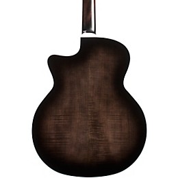 Open Box Guild F-2512CE Deluxe 12-String Cutaway Jumbo Acoustic-Electric Guitar Level 2 Trans Black Burst 194744832604