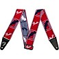 Fender WeighLess Monogram Guitar Strap Red, White, and Blue 2 in. thumbnail