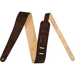 Fender Reversible Suede Strap Black and Grey 2 in. Fender Reversible Suede Strap Brown and Tan 2 in.