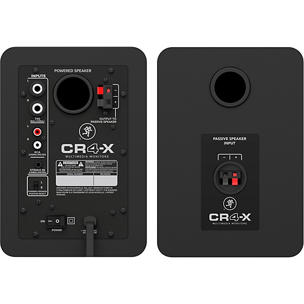 Open Box Mackie CR4-X 4" Powered Studio Monitors (Pair) Level 1