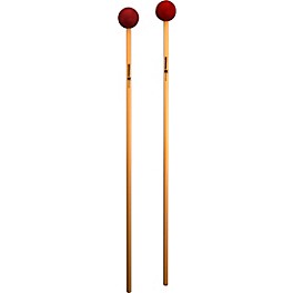 Promark SPYR Unwrapped Marimba Mallets Soft Oval Black Rubber Promark SPYR Unwrapped Marimba Mallets Medium Red Rubber