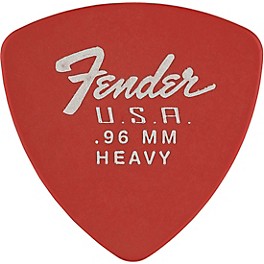 Fender 346 Dura-Tone Delrin Pick (12-Pack), Fiesta Red .96mm 12 Pack