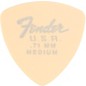 Fender 346 Dura-Tone Delrin Pick (12-Pack), Olympic White .71 mm 12 Pack thumbnail