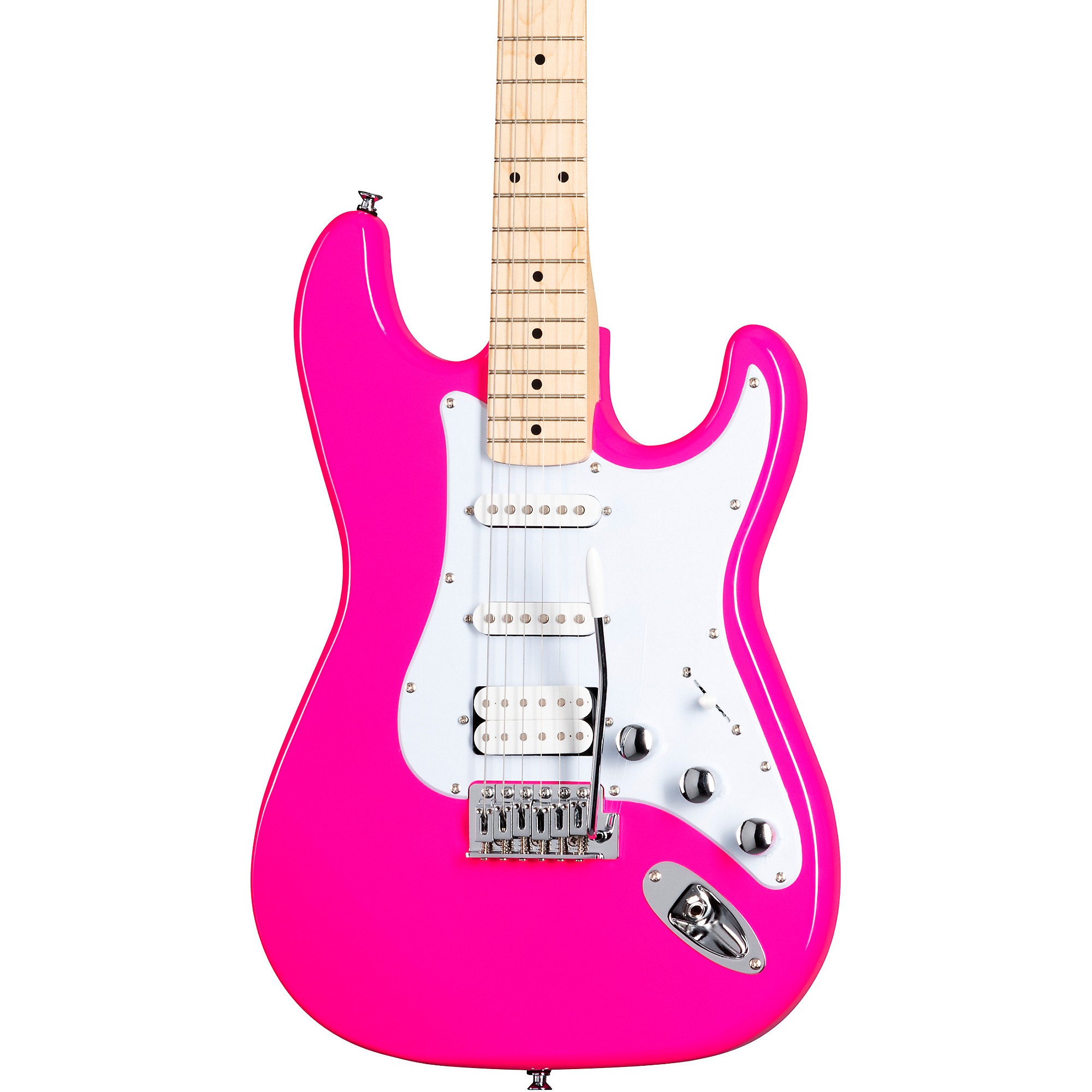 hot pink fender bass