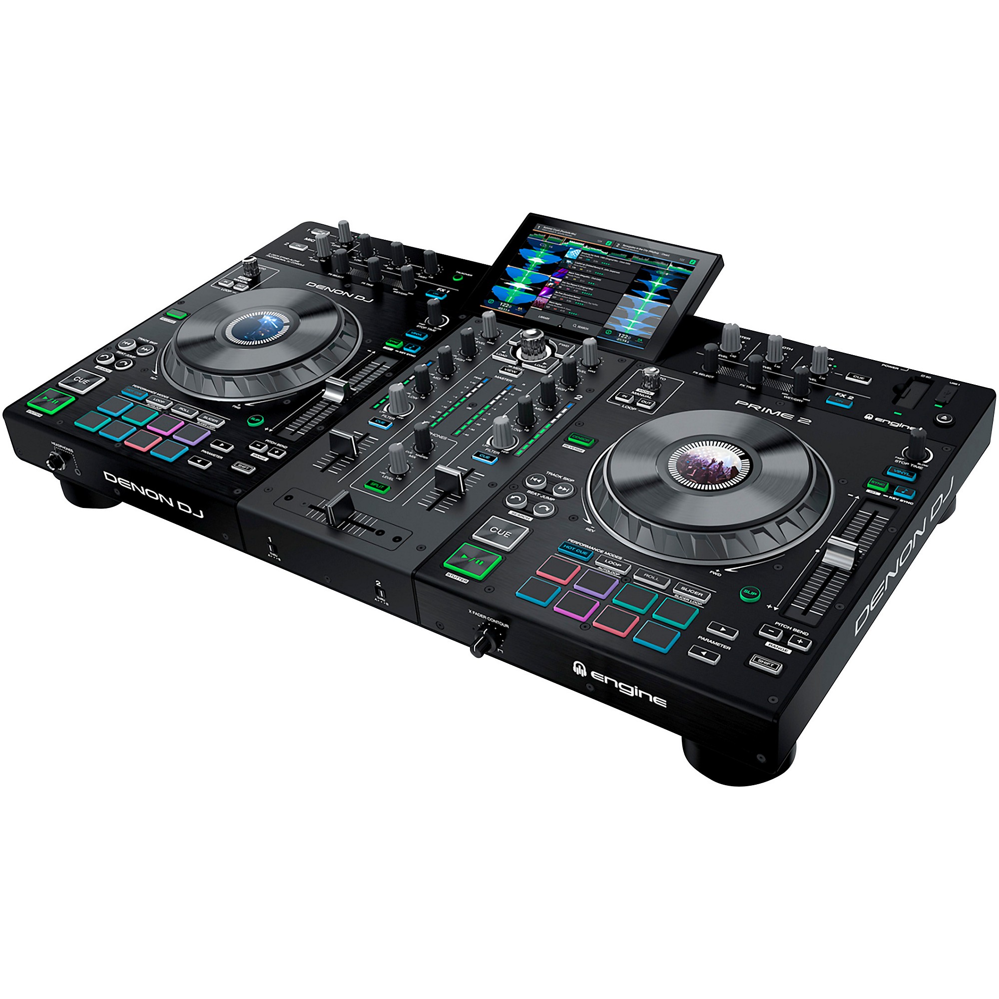 DENON DJ PRIME 2 DJプレイヤー　rekordbox対応 Denon DJ Prime 2 Standalone 2-Channel DJ Controller | Guitar
