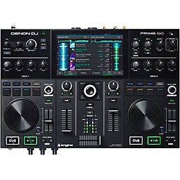 Open Box Denon DJ PRIME Go Rechargeable 2-Channel Standalone DJ Controller Level 1