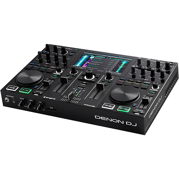  Denon DJ PRIME GO - Set de DJ portátil / consola inteligente de  DJ con 2 plataformas, transmisión WIFI, pantalla táctil HD de 7 pulgadas y  batería recargable : Instrumentos Musicales