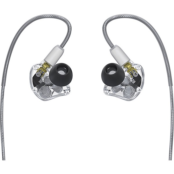 Mackie MP-320 In-Ear Monitors With Triple Dynamic Drivers Clear