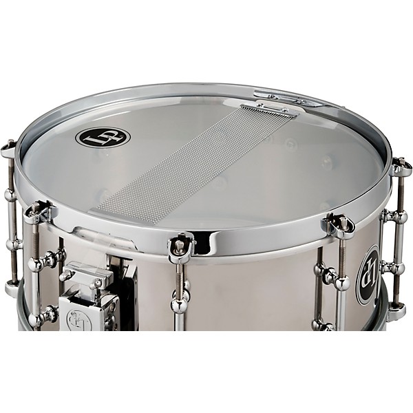 LP Stainless Steel Salsa Snare Drum 13 x 5.5 in. Stainless Steel