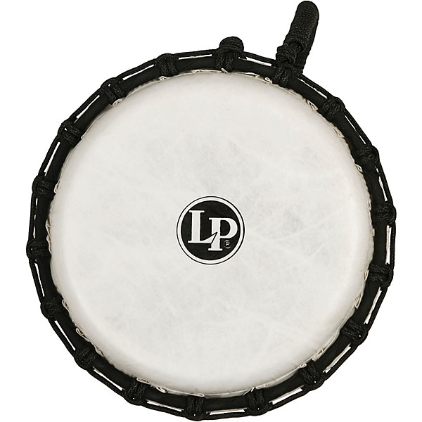 LP World Rope-Tuned Circle Djembe, 7 in. Green Marble