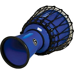 LP World Rope-Tuned Circle Djembe, 7 in. Blue