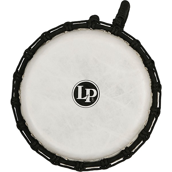 LP World Rope-Tuned Circle Djembe, 7 in. Blue Marble