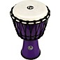 LP World Rope-Tuned Circle Djembe, 7 in. Purple thumbnail