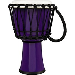 LP World Rope-Tuned Circle Djembe, 7 in. Purple