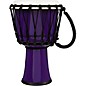 LP World Rope-Tuned Circle Djembe, 7 in. Purple