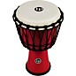 LP World Rope-Tuned Circle Djembe, 7 in. Red thumbnail