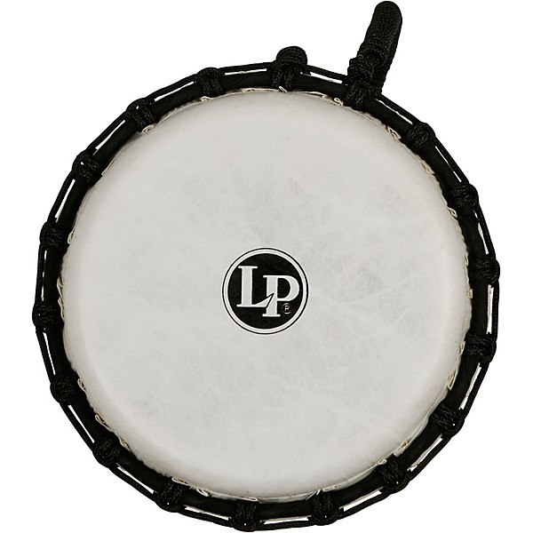 LP World Rope-Tuned Circle Djembe, 7 in. Red