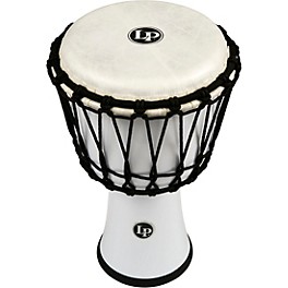 LP World Rope-Tuned Circle Djembe, 7 in. Orange Marble LP World Rope-Tuned Circle Djembe, 7 in. White