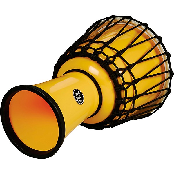 LP World Rope-Tuned Circle Djembe, 7 in. Yellow