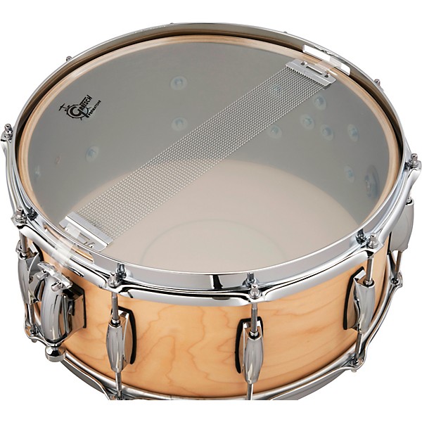 Gretsch Drums Brooklyn Straight Satin Snare Drum with Lightning Throw-Off 14 x 5.5 in. Natural