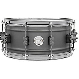 PDP by DW Concept Series Gun Metal Over Steel Snare Drum With Black Nickel Hardware 14 x 6.5 in.