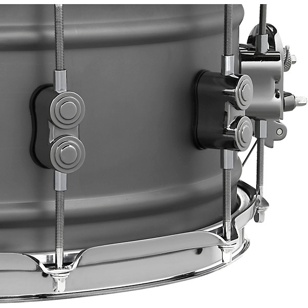 PDP by DW Concept Series Gun Metal Over Steel Snare Drum With Black Nickel Hardware 14 x 6.5 in.